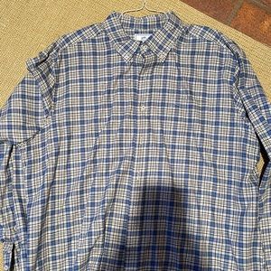 Men’s southern tide button down flannel shirt